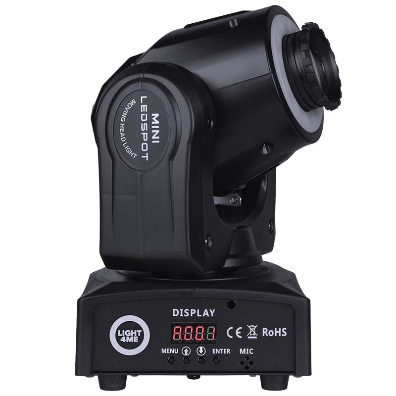 LIGHT4ME 30 SPOT RING bärbar liten moving head LED