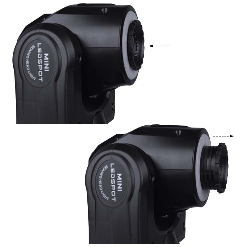 LIGHT4ME 30 SPOT RING bärbar liten moving head LED