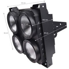 Light4Me LED Blinder 4x125W (WW/CW)