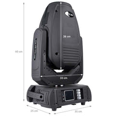 LIGHT4ME BSW 280 moving head beam spot wash hybridurladdningslampa