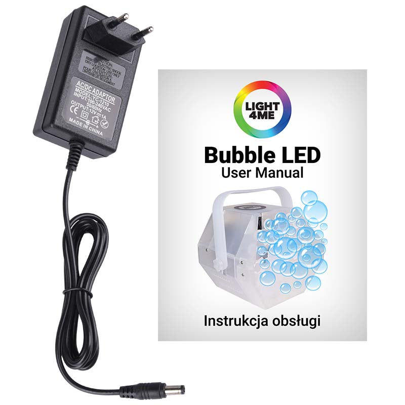 Light4Me Bubble LED Bubbelmaskin med flerfärgat LED-ljus