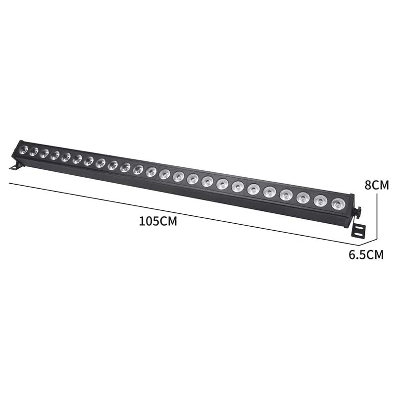 LIGHT4ME DECO BAR 24 RGB IR LED-bar + fjärrkontroll