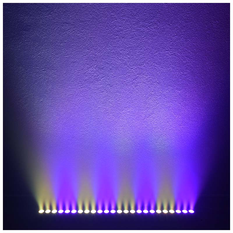 LIGHT4ME DECO BAR 24 RGB IR LED-bar + fjärrkontroll
