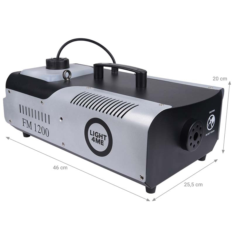 LIGHT4ME FM 1200 rökdimsmaskin med fjärrkontroll