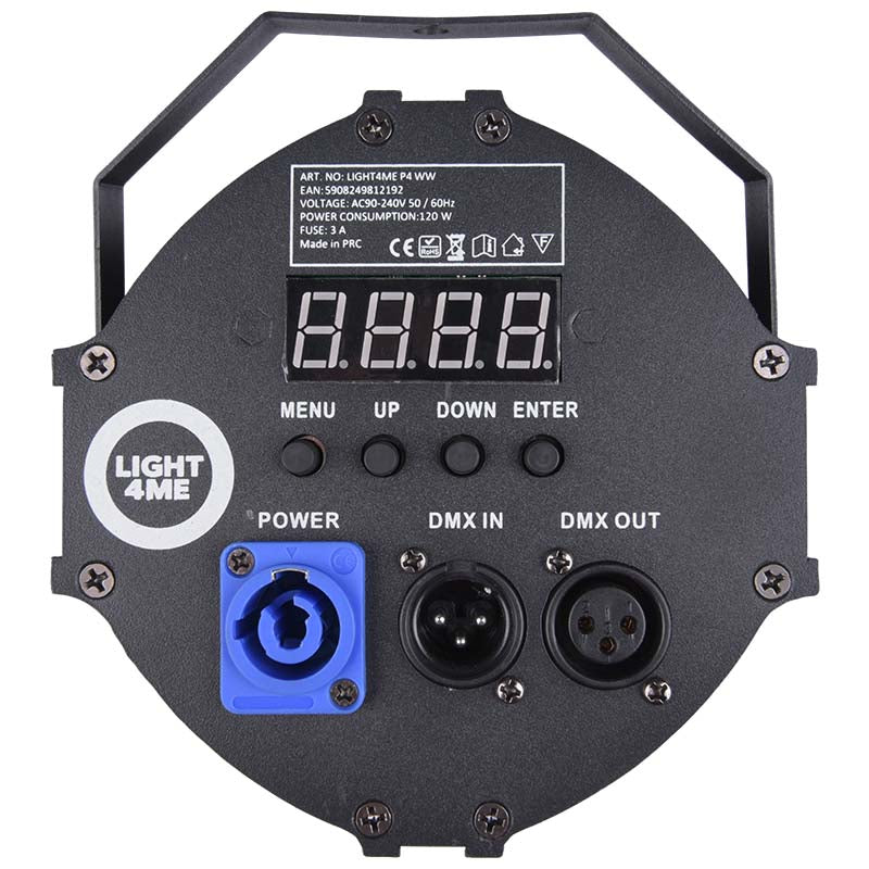 LIGHT4ME P4 WW scenespotlight LED PAR varm hvid