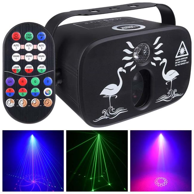 LIGHT4ME PARTY LIGHT 2 LED-effektdiskobelysning