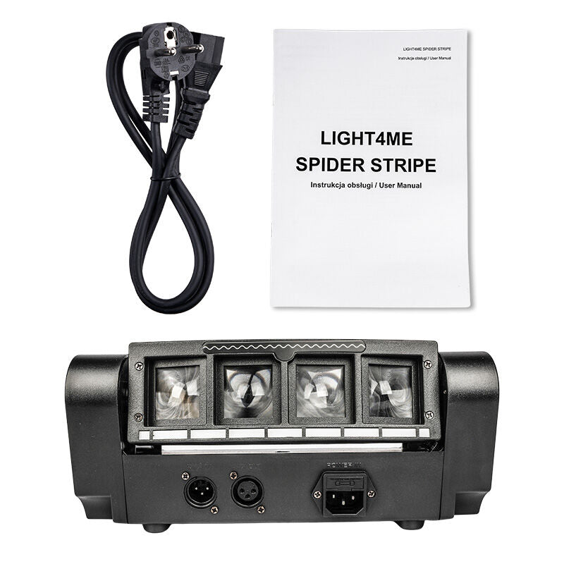 LIGHT4ME SPIDER STRIPE effekt LED disco stroboskop