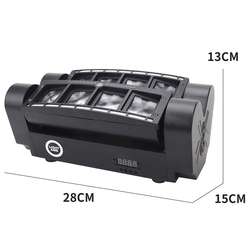 LIGHT4ME SPIDER STROBO LASER LED-ljuseffekt