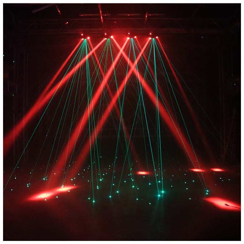 LIGHT4ME SPIDER STROBO LASER LED-ljuseffekt
