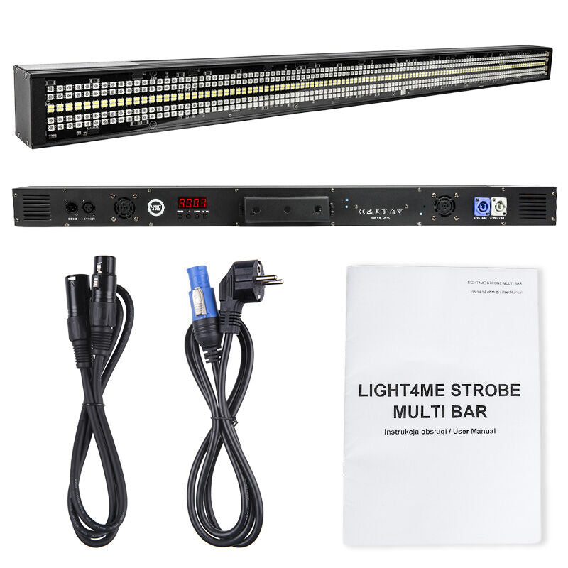 Light4Me Strobe Multi Bar LED – RGB+CW strobe och blinder