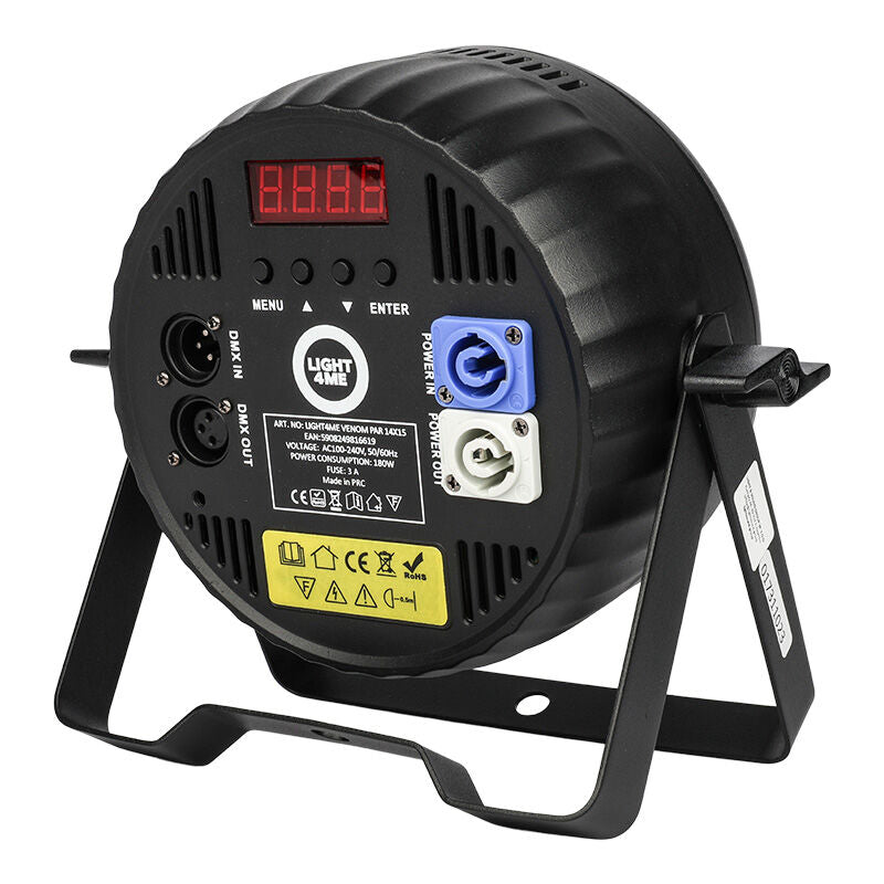 Light4Me Venom PAR 14x15 RGBW LED PAR-spotlight