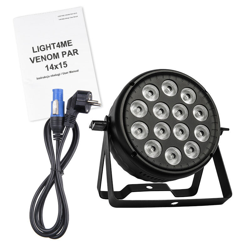 Light4Me Venom PAR 14x15 RGBW LED PAR-spotlight