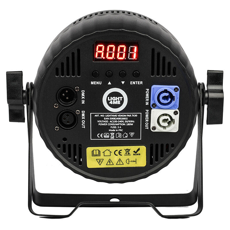 Light4Me Venom Par 7X30W RGBW