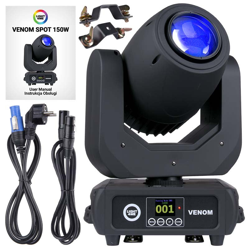 LIGHT4ME VENOM SPOT 150W moving head LED scenebelysning