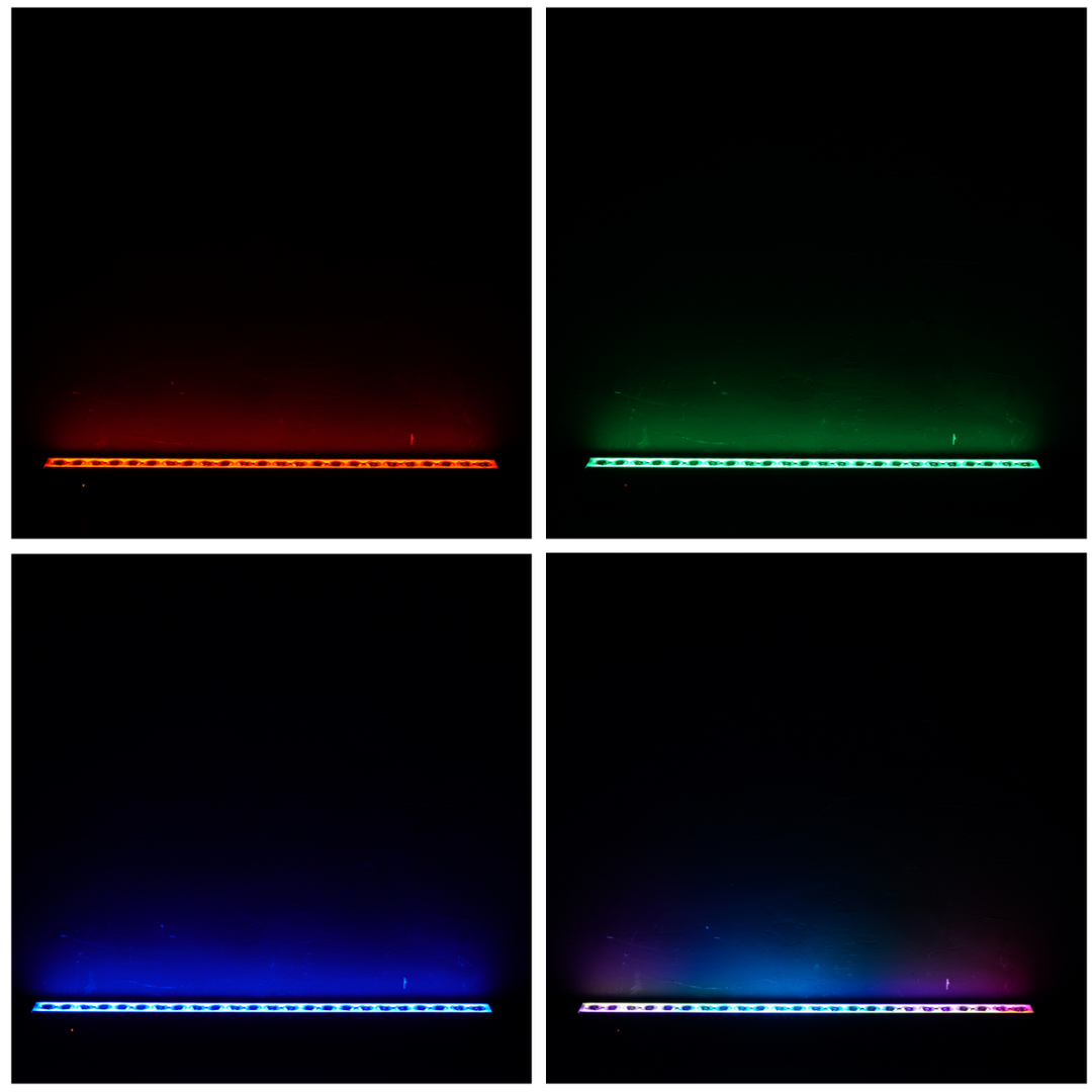 LIGHT4ME AURA PIXEL BAR 24x3W RGBW LED-ljus