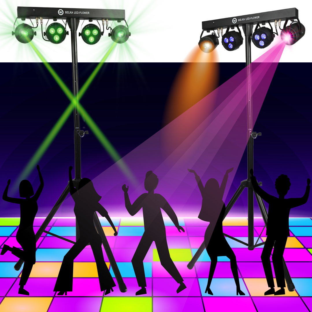 Light4Me T-BAR LED Flower & Par-ljus