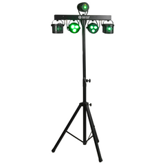 Light4Me T-Bar LED Par Derby Laser MultiBar