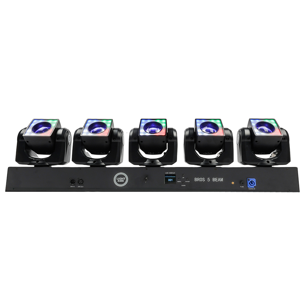 LIGHT4ME BROS 5 BEAM LED-effekt 5x moving head