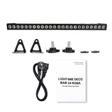 LIGHT4ME DECO BAR 24 RGBA ljuslist klocka