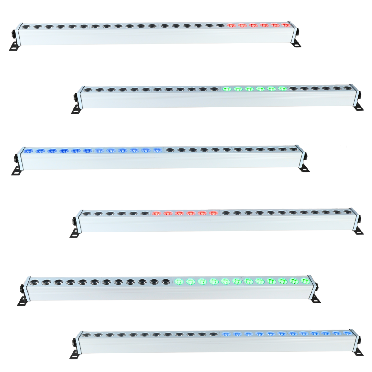 Light4Me Deco Bar 24 RGB IR WH LED-bar + fjärrkontroll