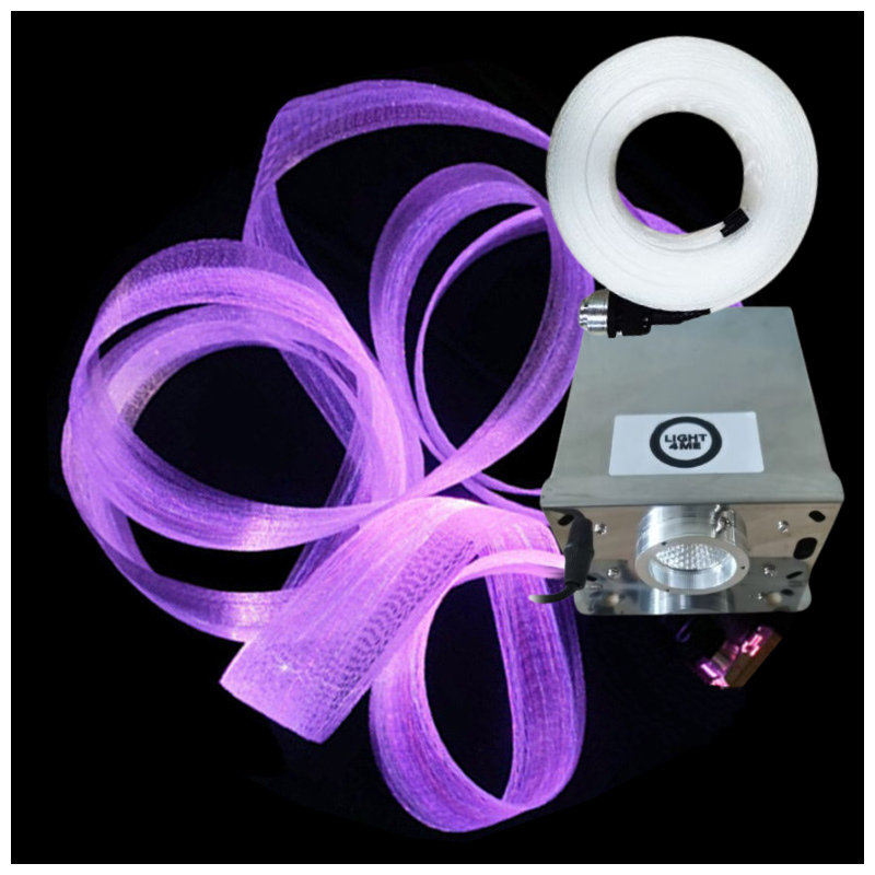 Light4Me FIBRE 10 RGB 10 meter fiberoptisk ljusgardin