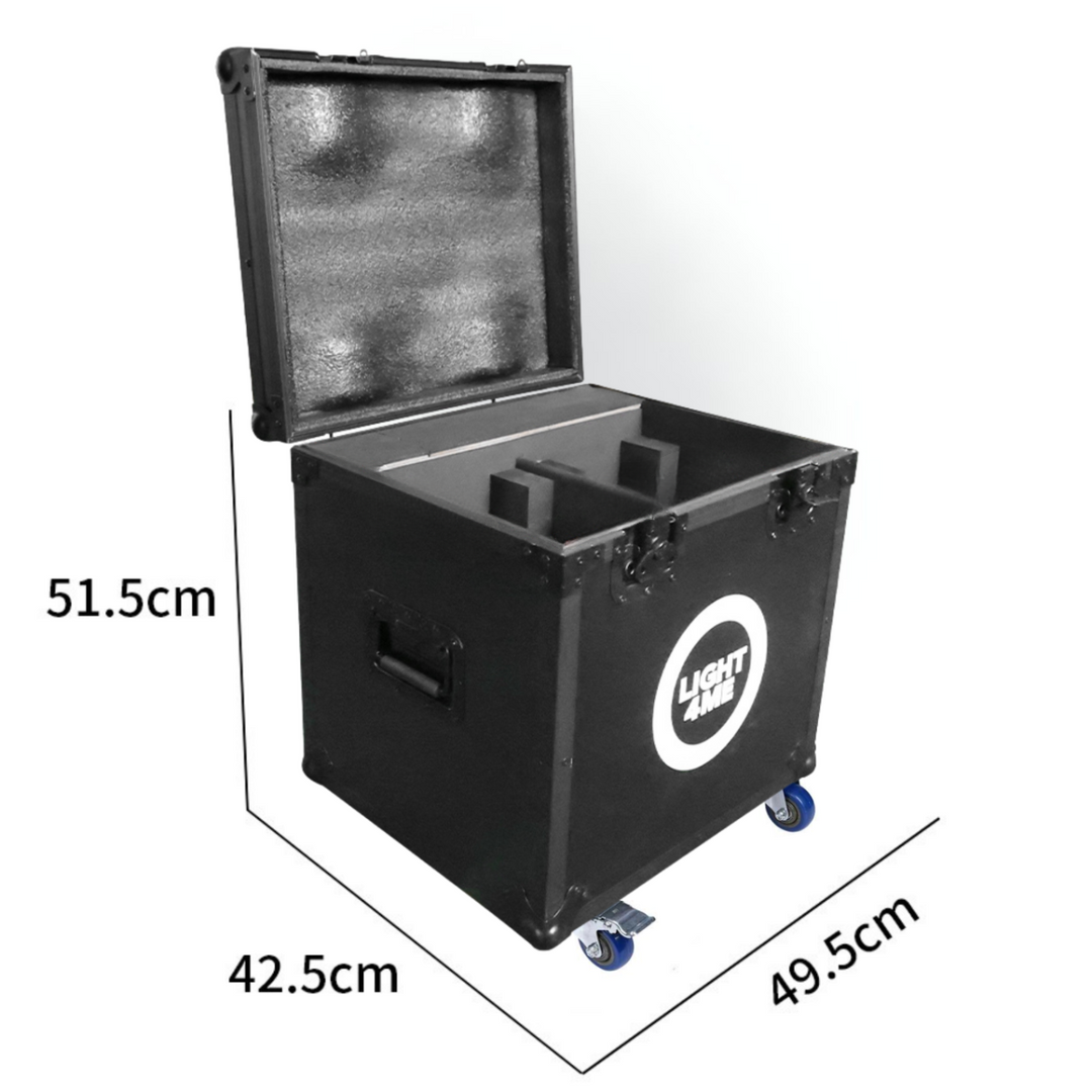Light4Me flightcase för 2 st. Focus 200W Beam