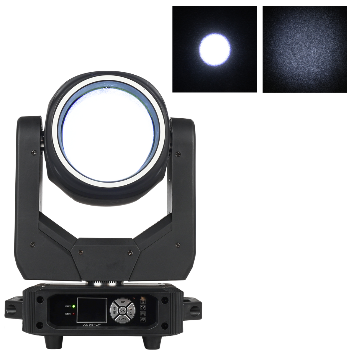 LIGHT4ME FOCUS 200W BEAM RING LED moving head