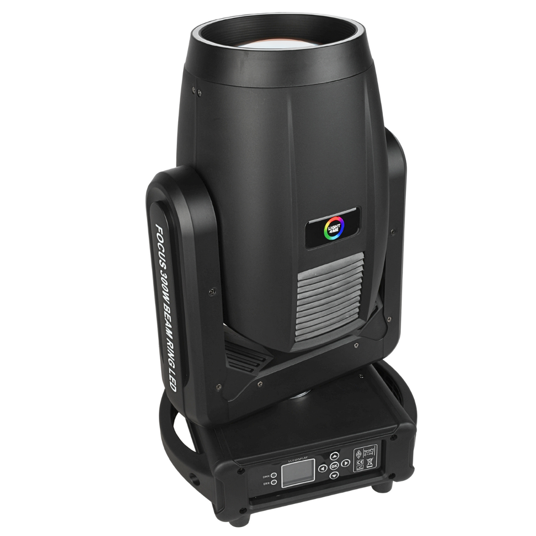 LIGHT4ME FOCUS 300W BEAM RING LED moving head
