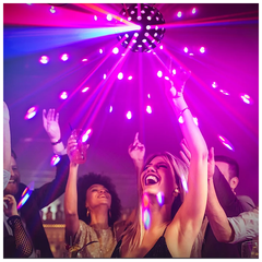 Light4Me LED-kula 5x18W RGBWA-UV