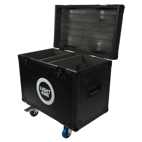 Flightcase för 2 x Light4me Sky Wash 19x15W