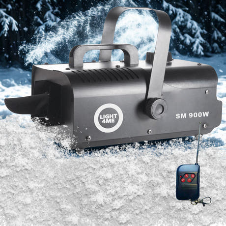 LIGHT4ME SM 900W snemaskine med fjärrkontroll, sort