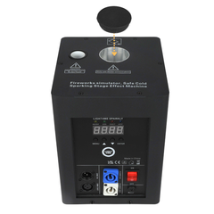 LIGHT4ME SPARKLY Cold Spark Maskin 600W DMX med trådlös fjärrkontroll