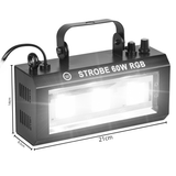 LIGHT4ME STROBE 60W RGB strobe ljuseffekt