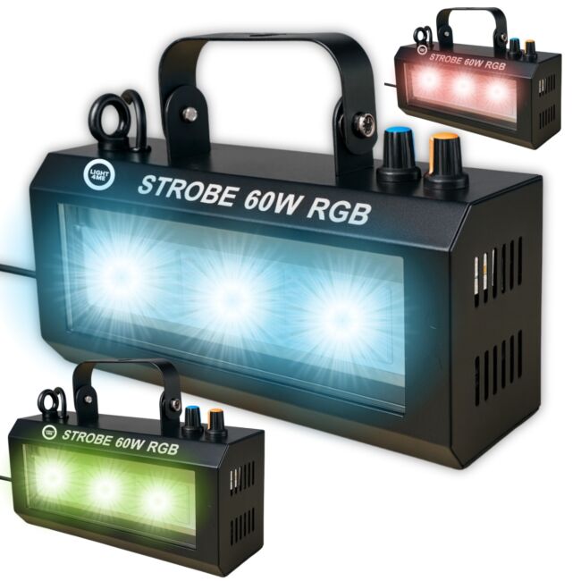 LIGHT4ME STROBE 60W RGB strobe ljuseffekt