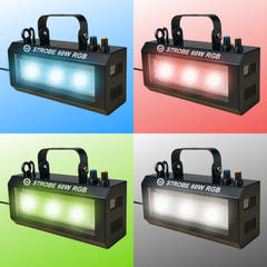 LIGHT4ME STROBE 60W RGB strobe ljuseffekt