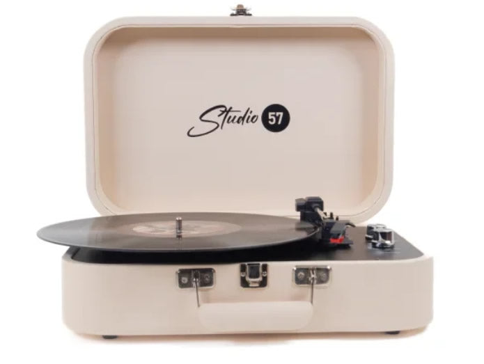 Studio 57 Mellow skivspelare (vit)