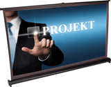 Projektorduk med bordsstativ (40")