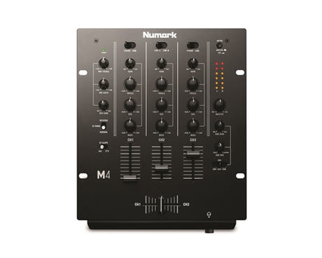 Numark M4 DJ Mixer (svart)