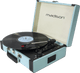 Madison Vintage Pladespiller m. Bluetooth (Lyseblå)