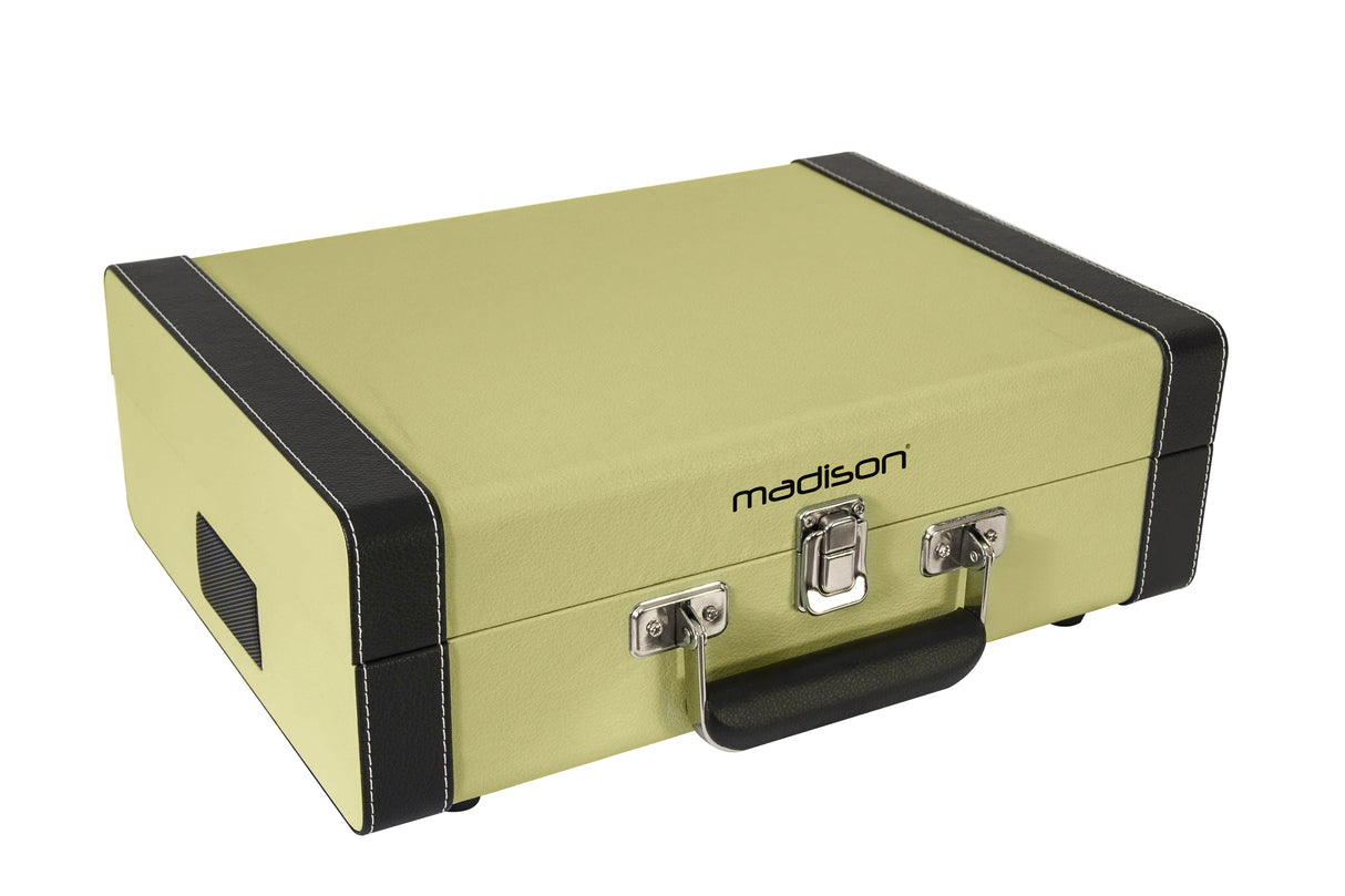 Madison Vintage Skivspelare med Bluetooth (Grön)