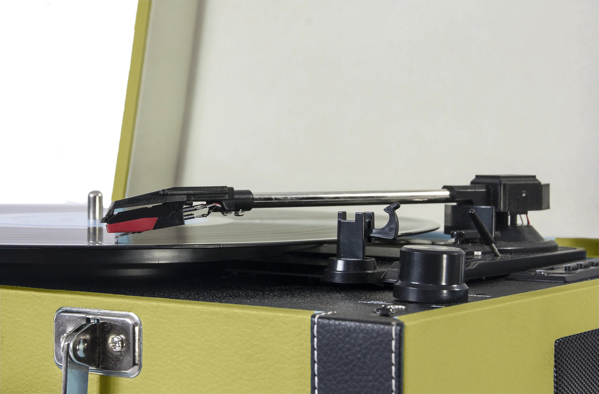 Madison Vintage Skivspelare med Bluetooth (Grön)
