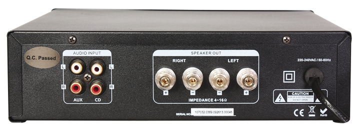 MAD1000 HI-FI-förstärkare med Bluetooth (2x50W)
