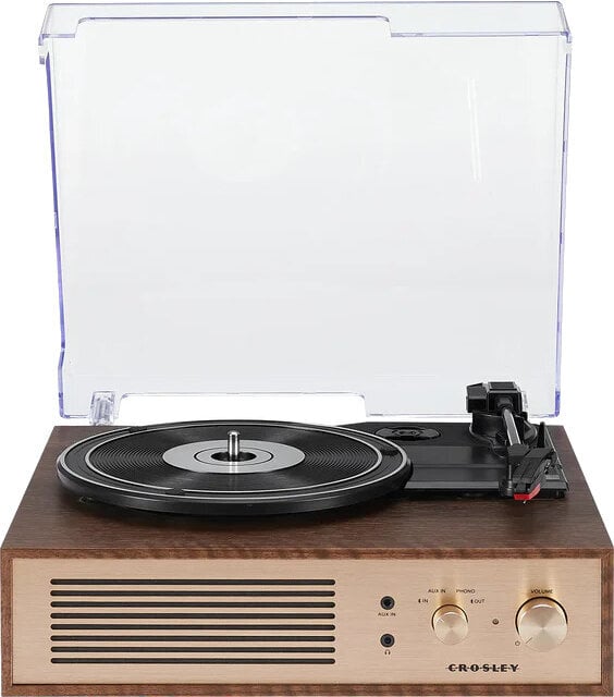 Crosley Miles Skivspelare, Valnöt