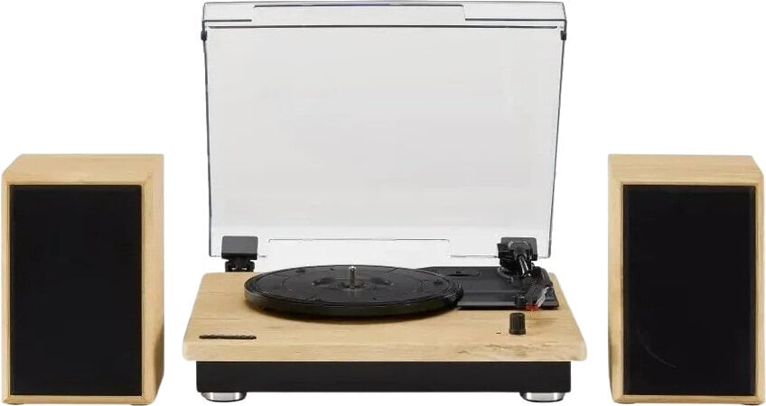 Crosley Brio Skivspelare m/högtalare, Natural