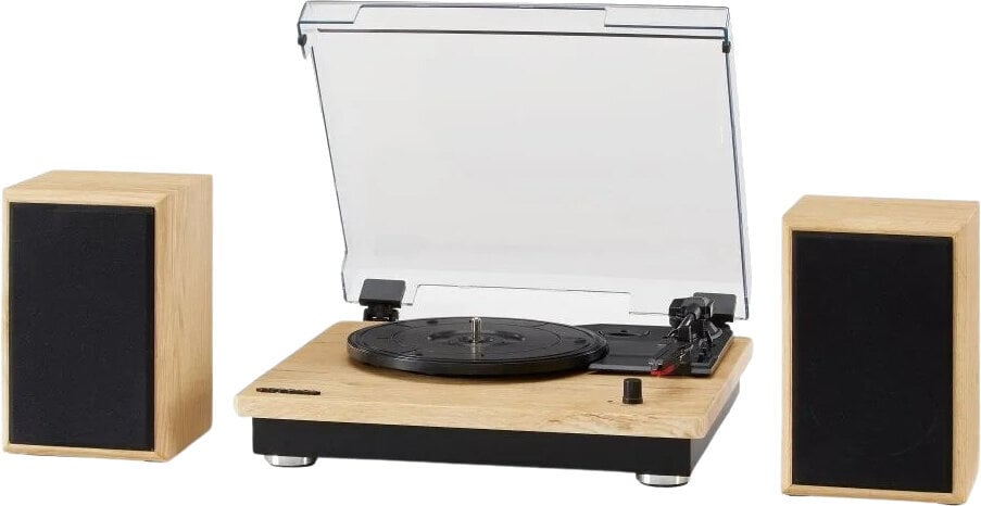 Crosley Brio Skivspelare m/högtalare, Natural