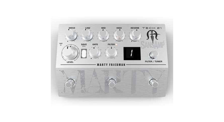 Tech 21 SansAmp MF1 gitarrförförstärkare, Marty Friedman
