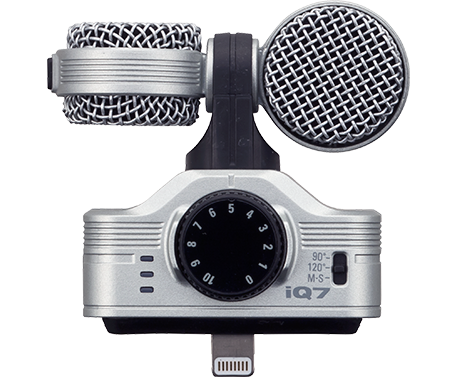 Zoom iQ7 iOS-inspelare