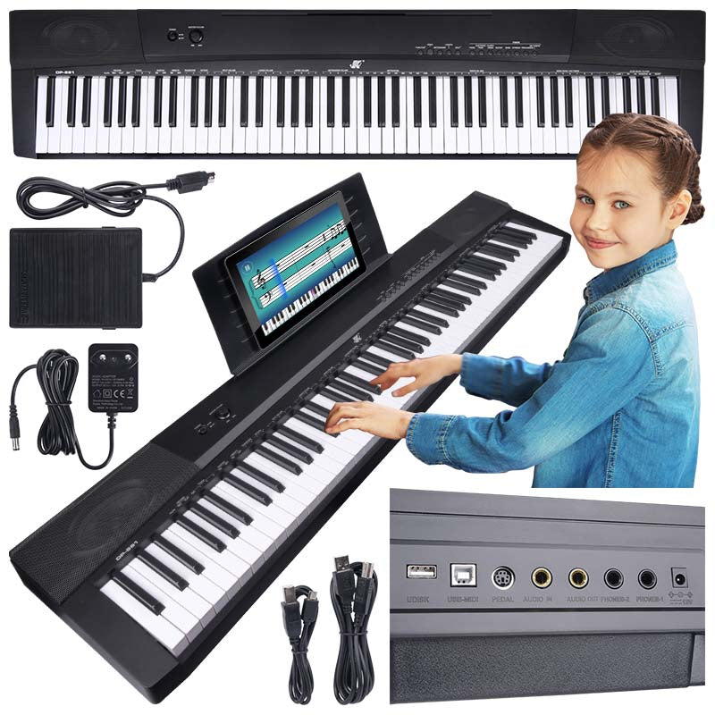 MK WP 881 digitalpiano med inlärningstangenter