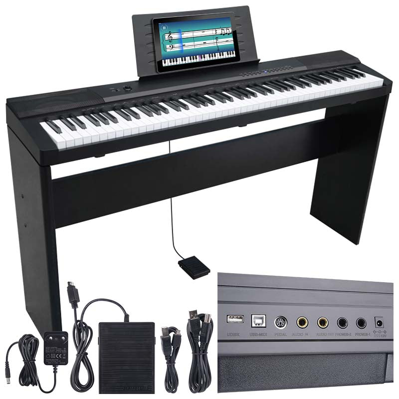 MK WP 881 digitalpiano med inlärningstangenter