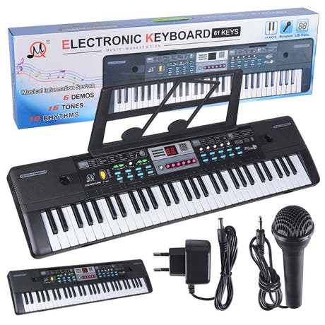 MQ 601 UFB PIANO orgelknappar med mikrofon